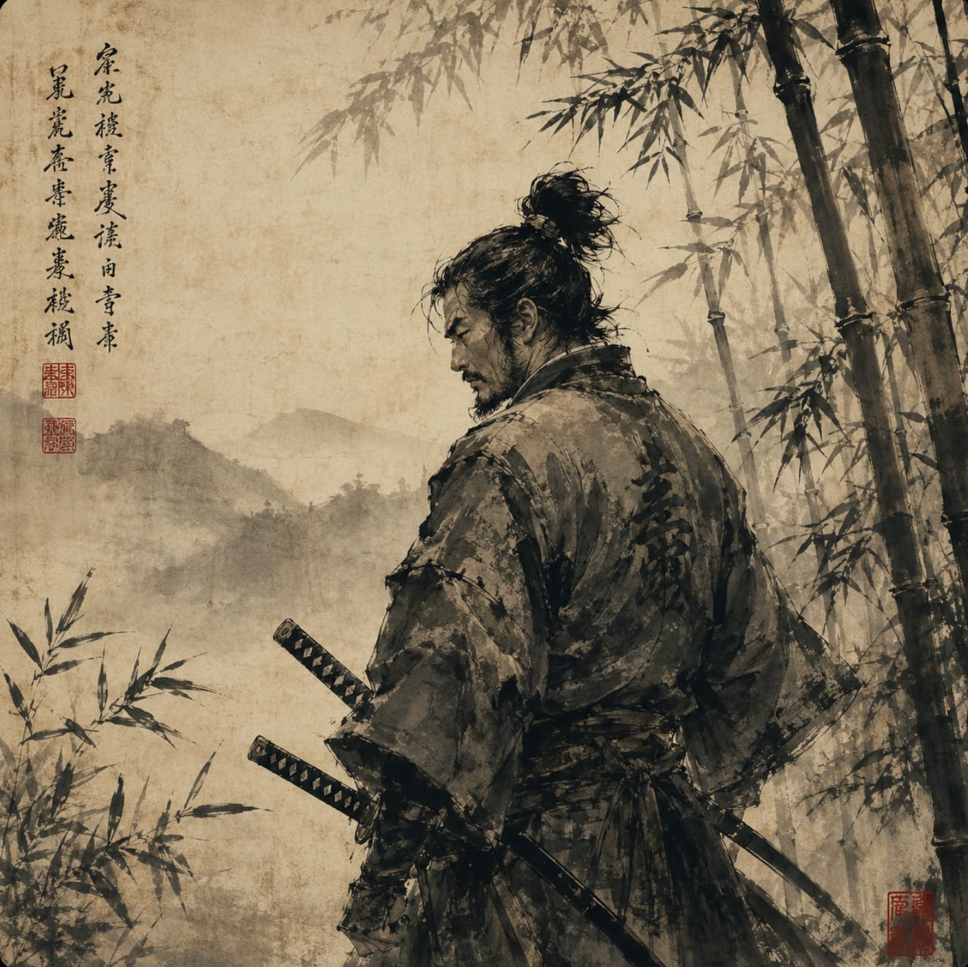 Timeless Ink Scroll Art Collections
