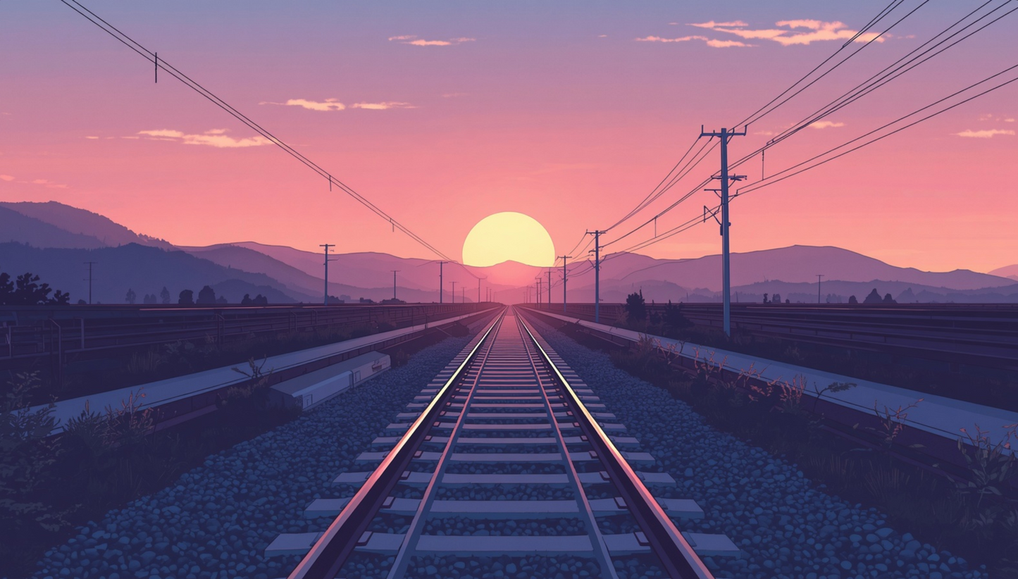 90s Retro Aesthetic Anime Illustrations