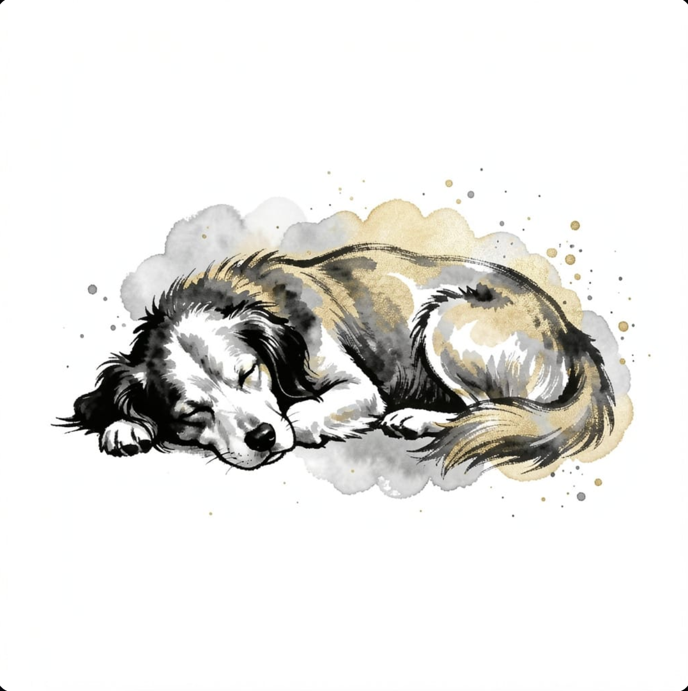 Ink Watercolor Wildlife Art Prints