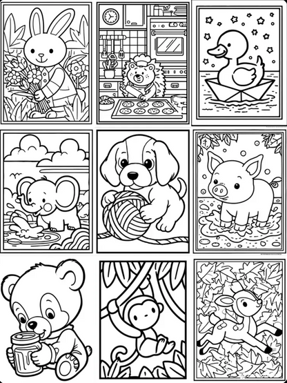 Childrens Animal Coloring Pages
