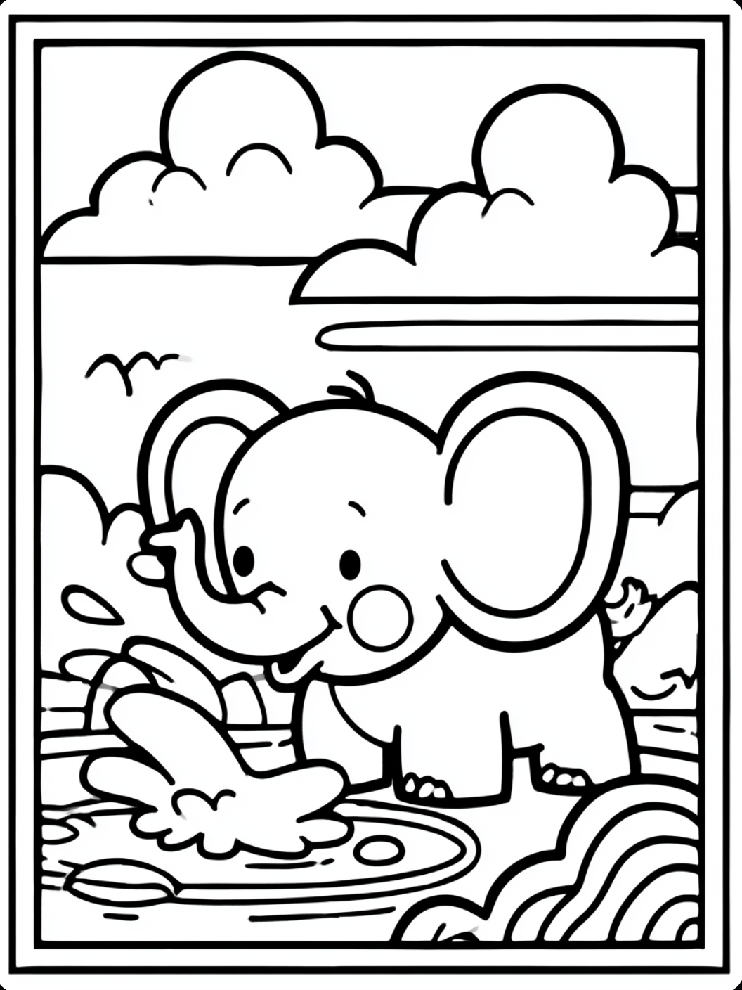 Childrens Animal Coloring Pages