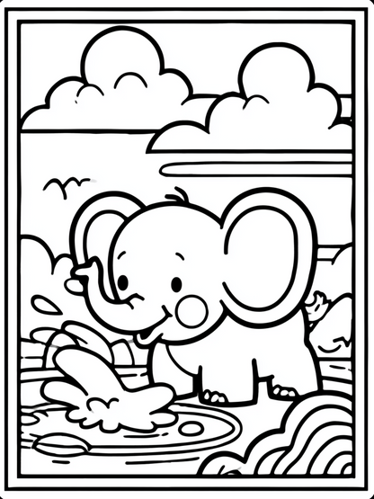 Childrens Animal Coloring Pages