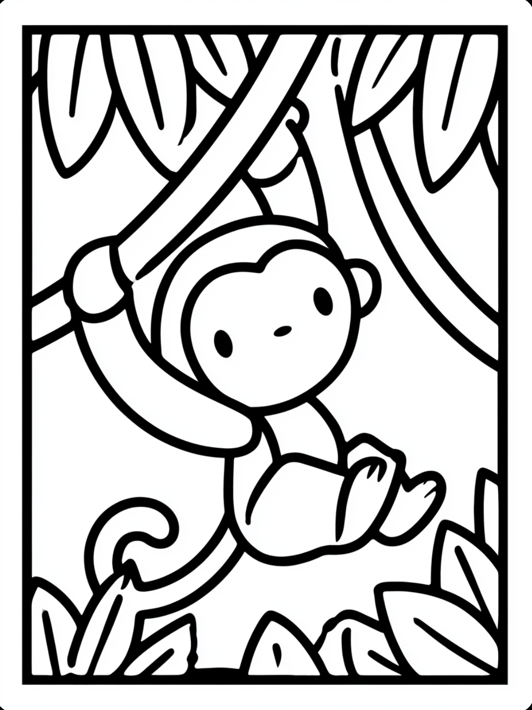 Childrens Animal Coloring Pages