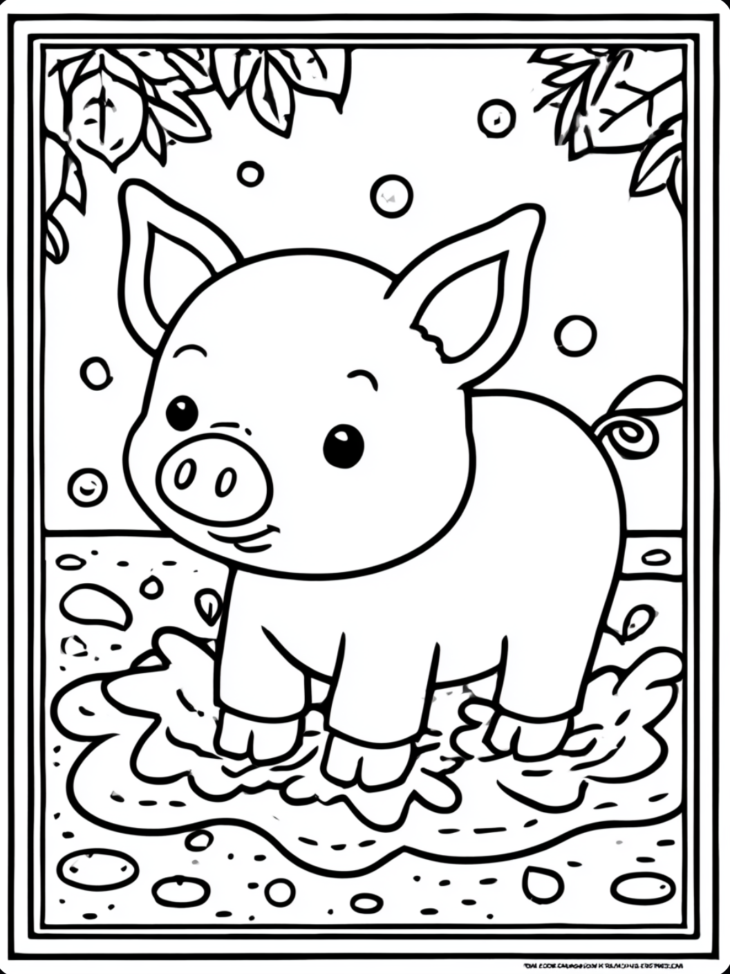 Childrens Animal Coloring Pages