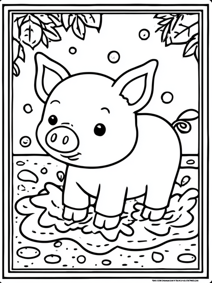 Childrens Animal Coloring Pages