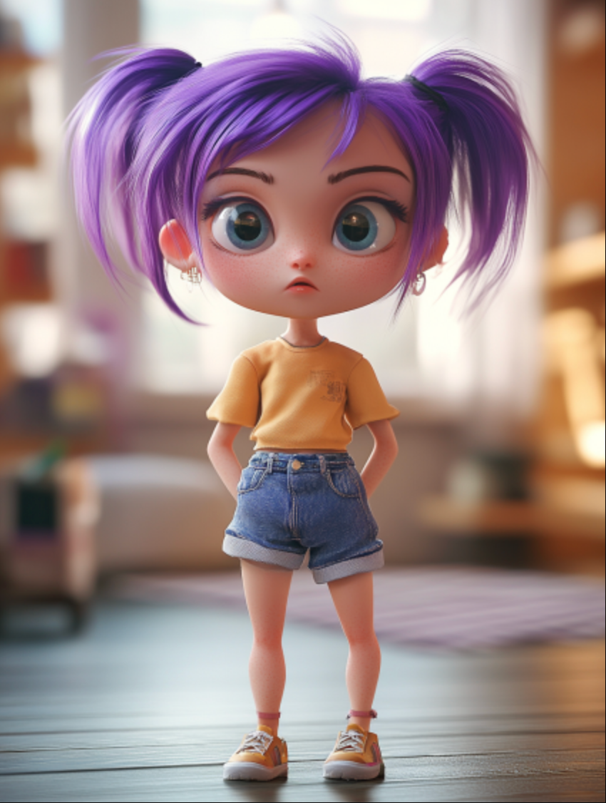 3D Realistic Cartoon Figurines