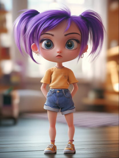 3D Realistic Cartoon Figurines